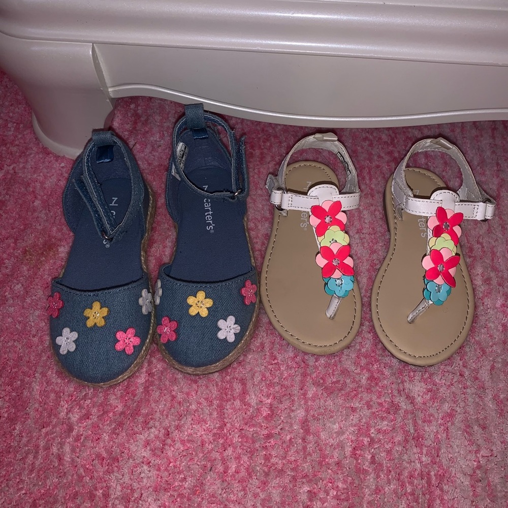 2 pair of sandals